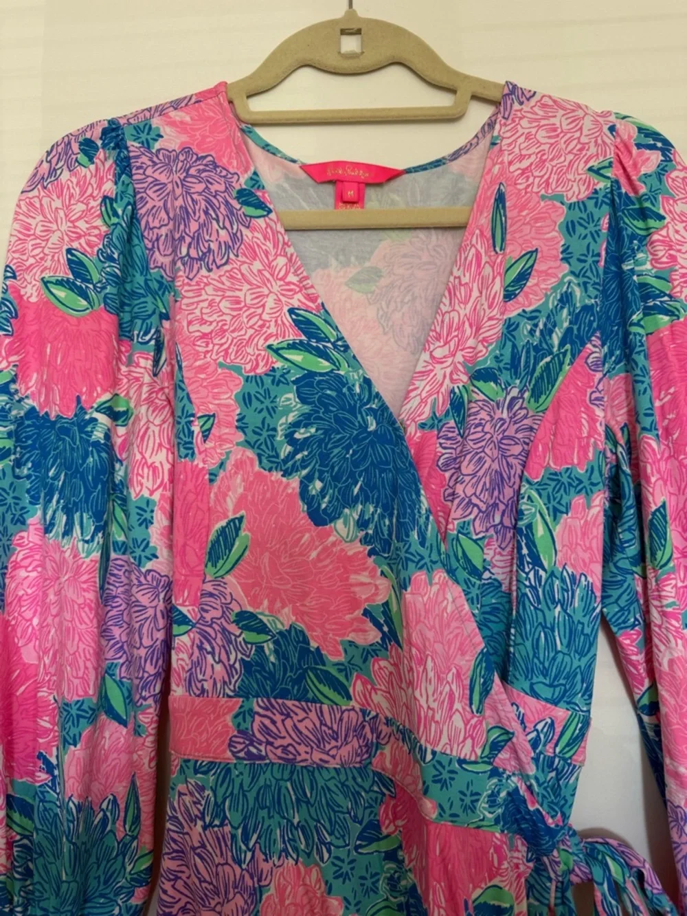 Lilly Pulitzer Floral Wrap Dress - Picture 3 of 5